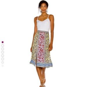 Alice + Olivia Athena Midi Skirt.